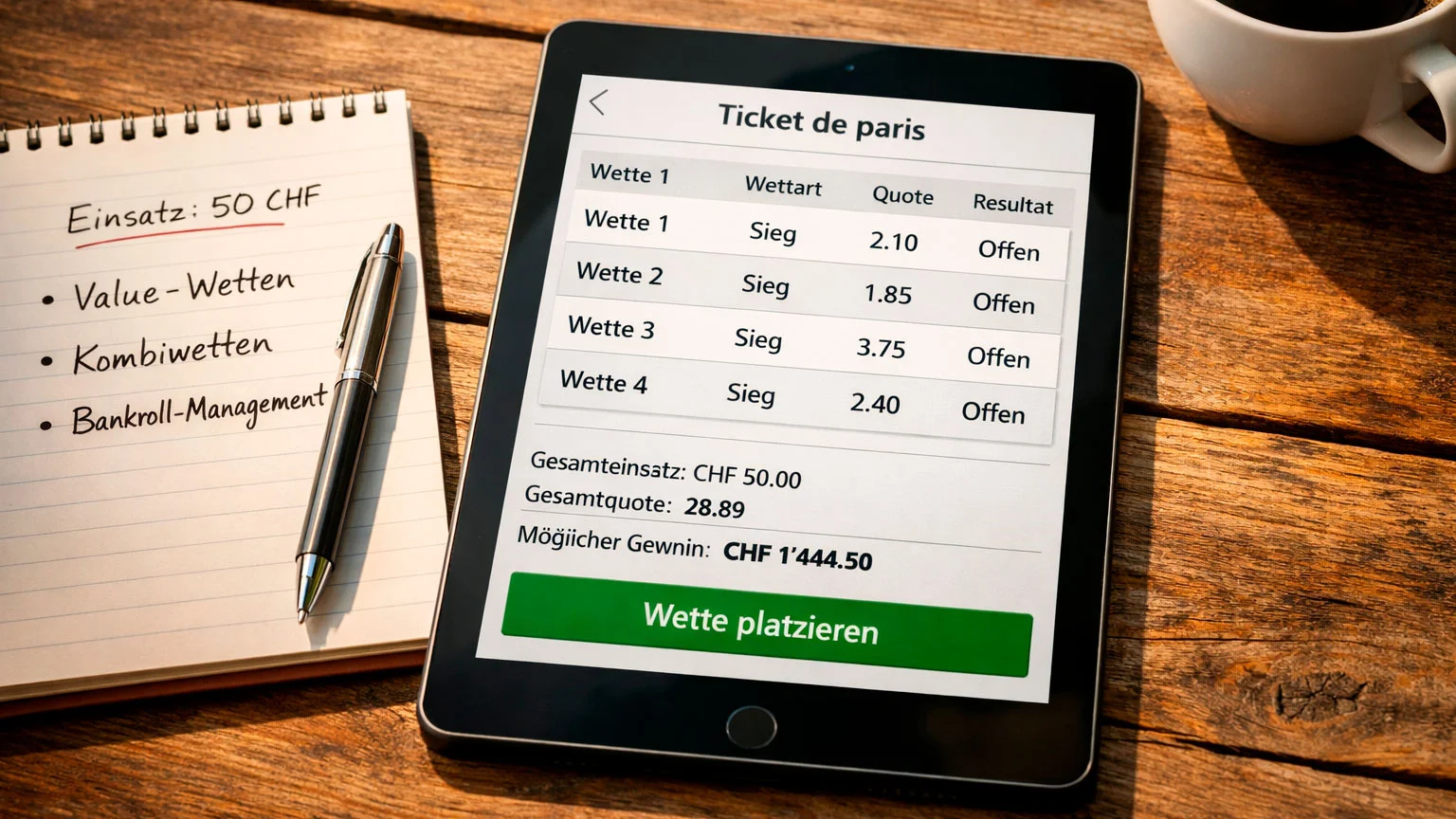 Wettarten bei Sporttip: Einzelwetten, Kombiwetten, Systemwetten